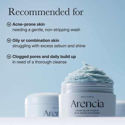 Arencia Korean Rice Mochi Face Cleanser