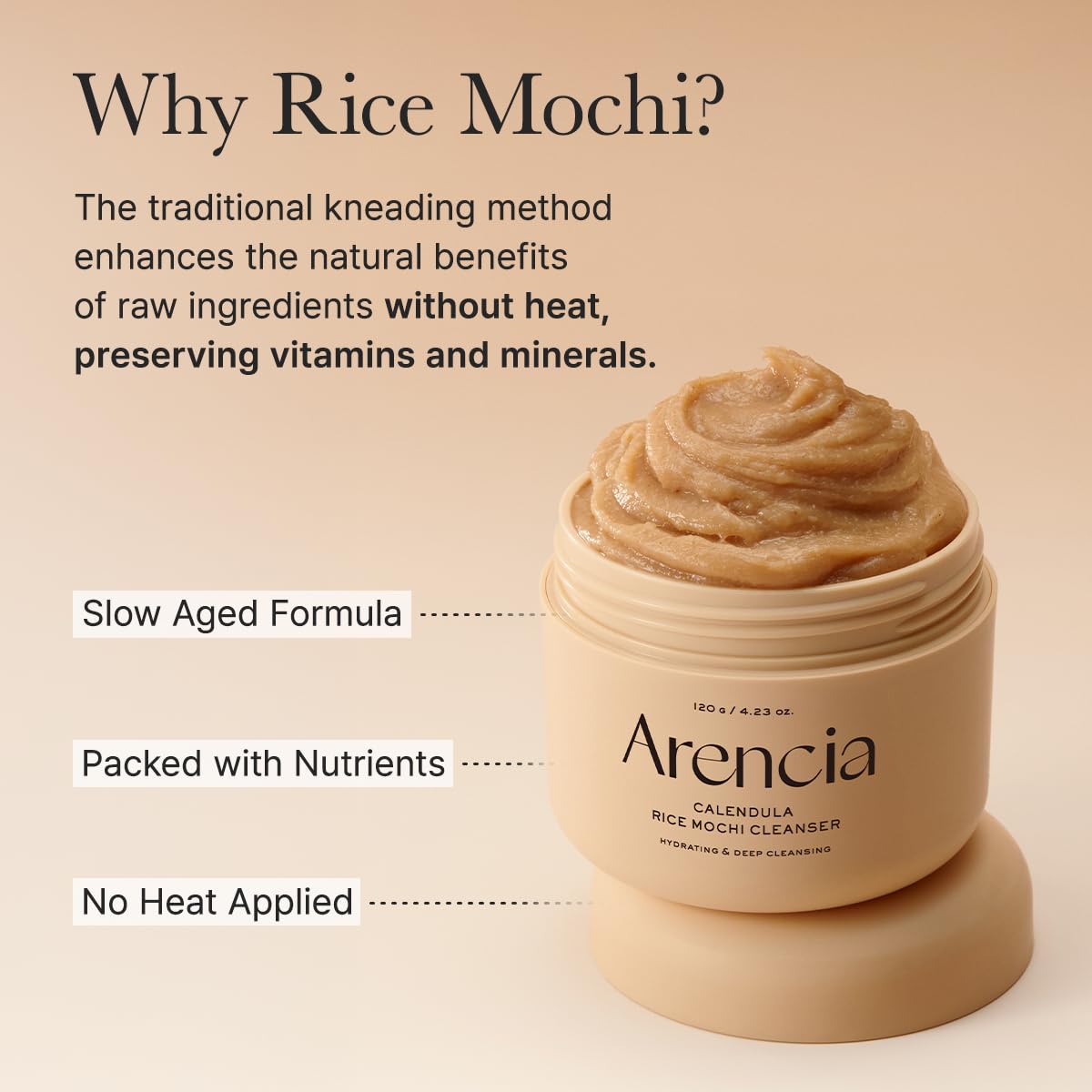 Arencia Korean Rice Mochi Face Cleanser