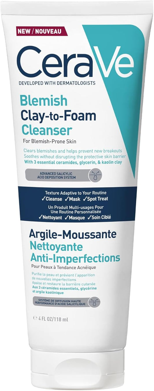 CeraVe Blemish Clay To Foam Cleanser