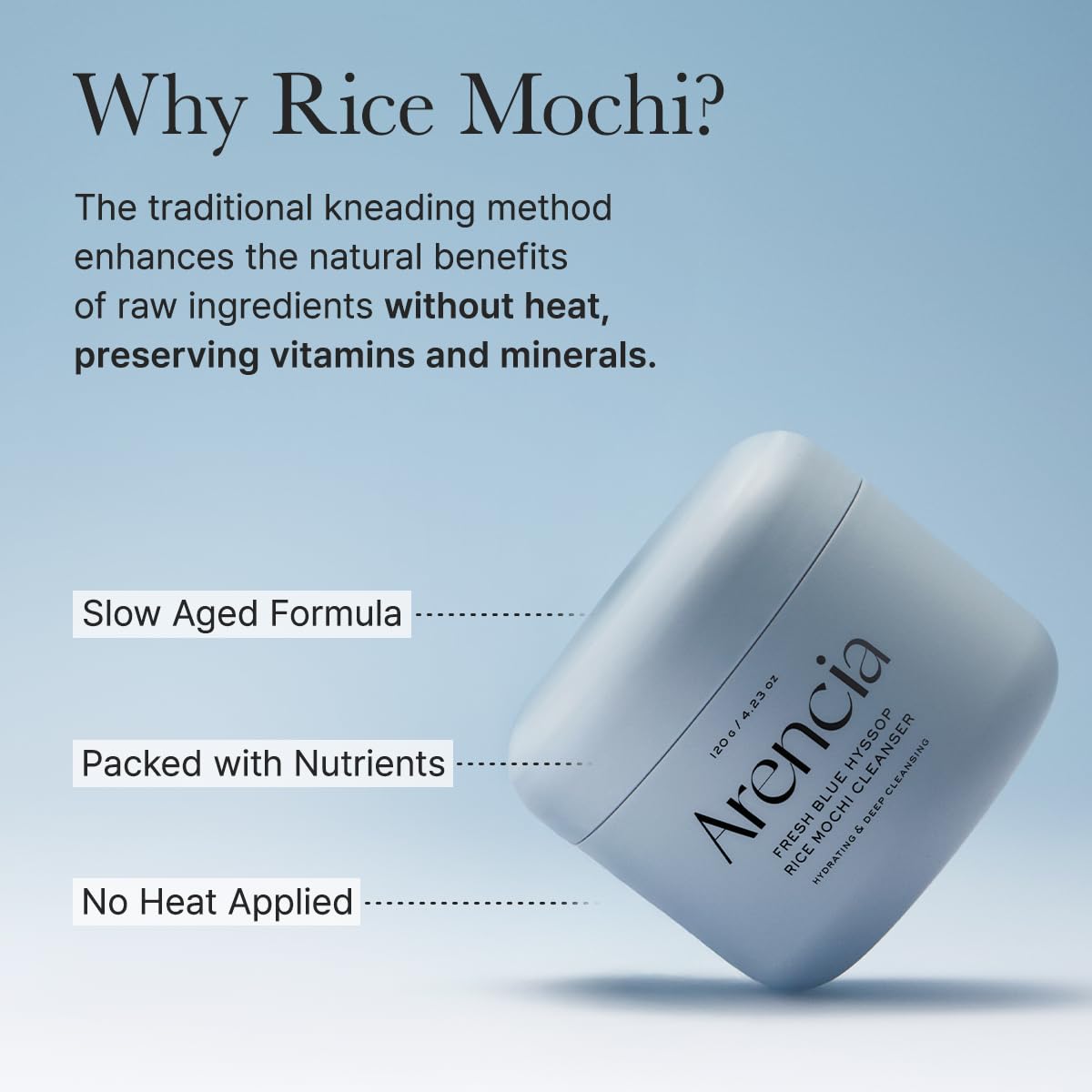 Arencia Korean Rice Mochi Face Cleanser