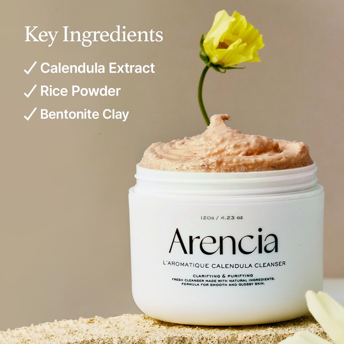 Arencia Korean Rice Mochi Face Cleanser