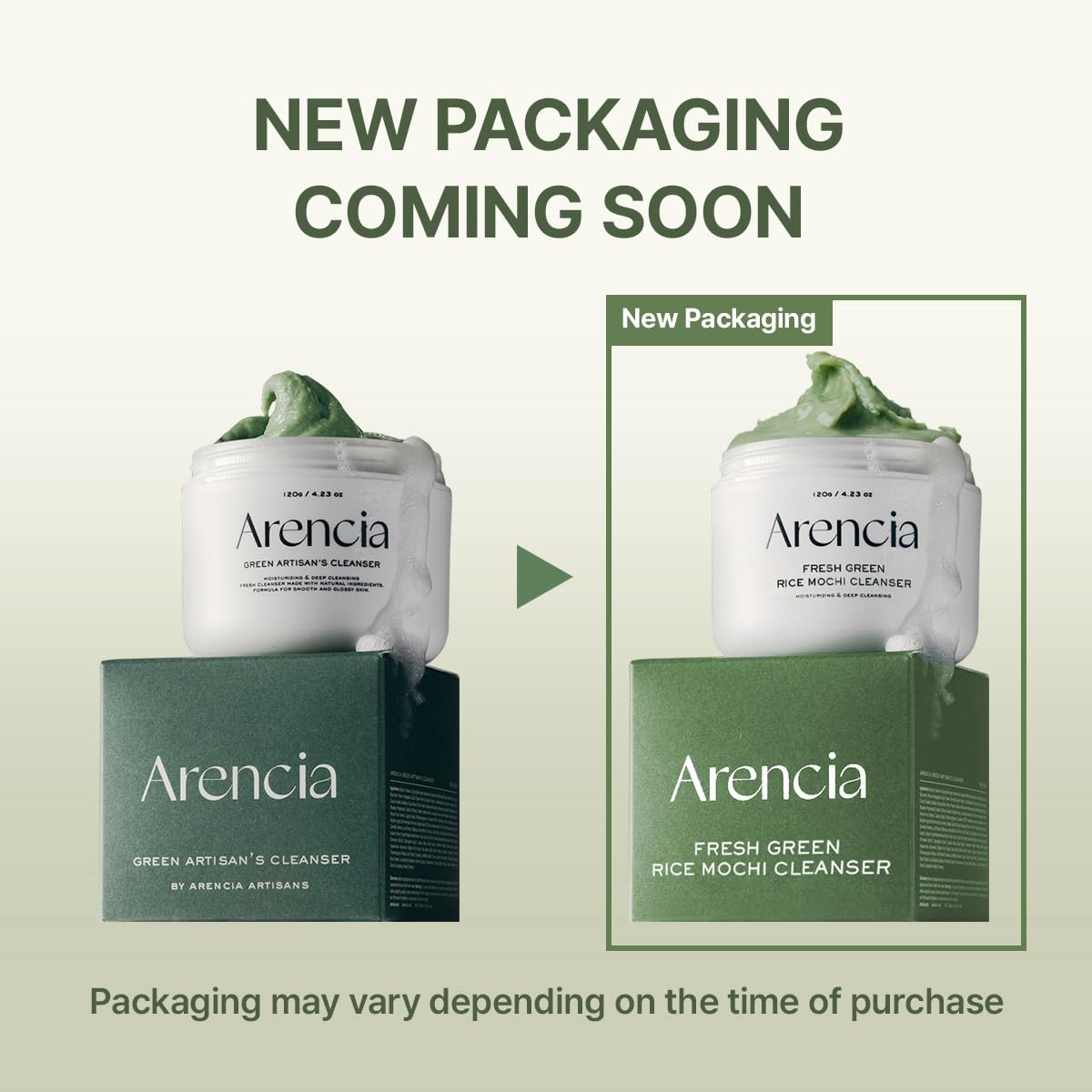 Arencia Korean Rice Mochi Face Cleanser
