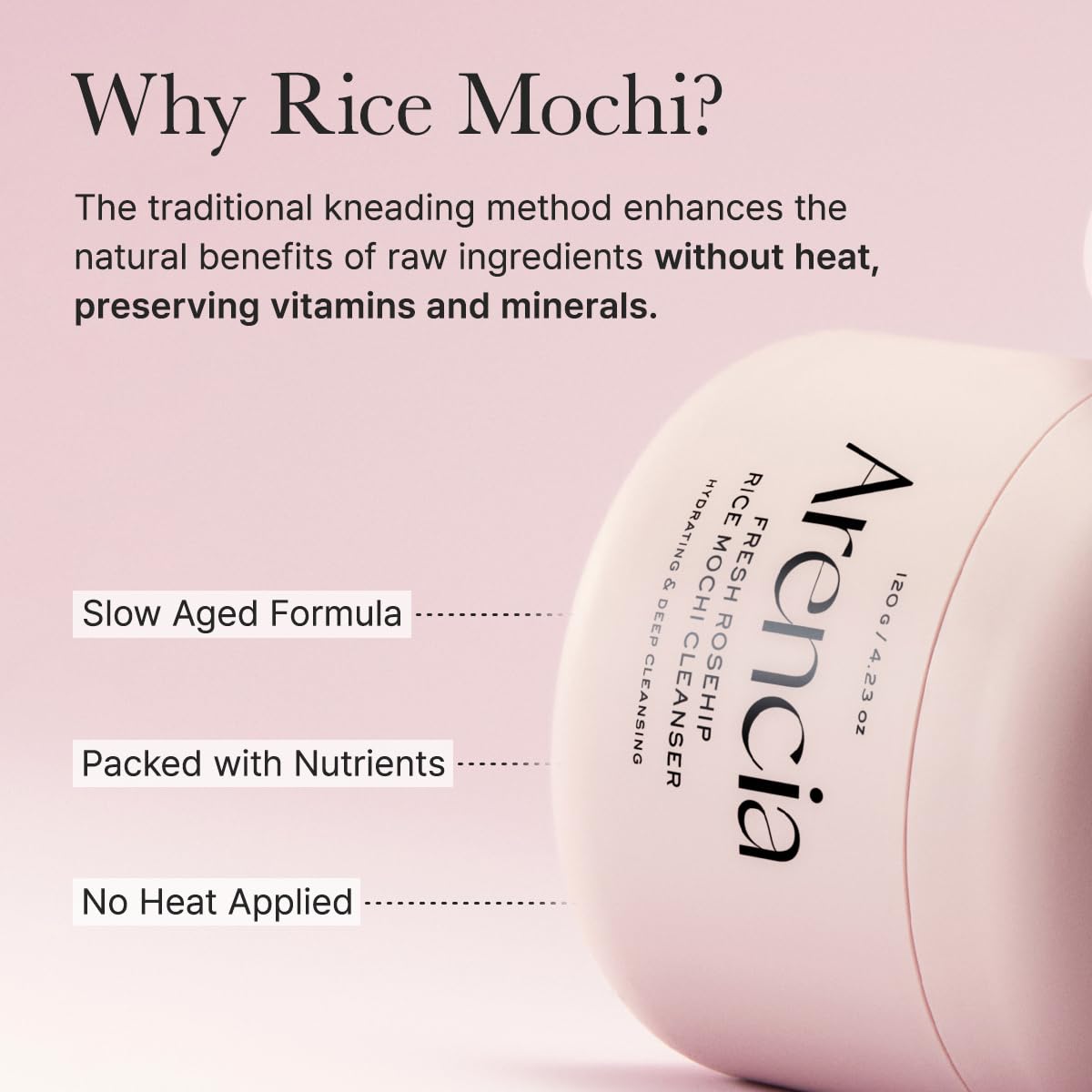 Arencia Korean Rice Mochi Face Cleanser