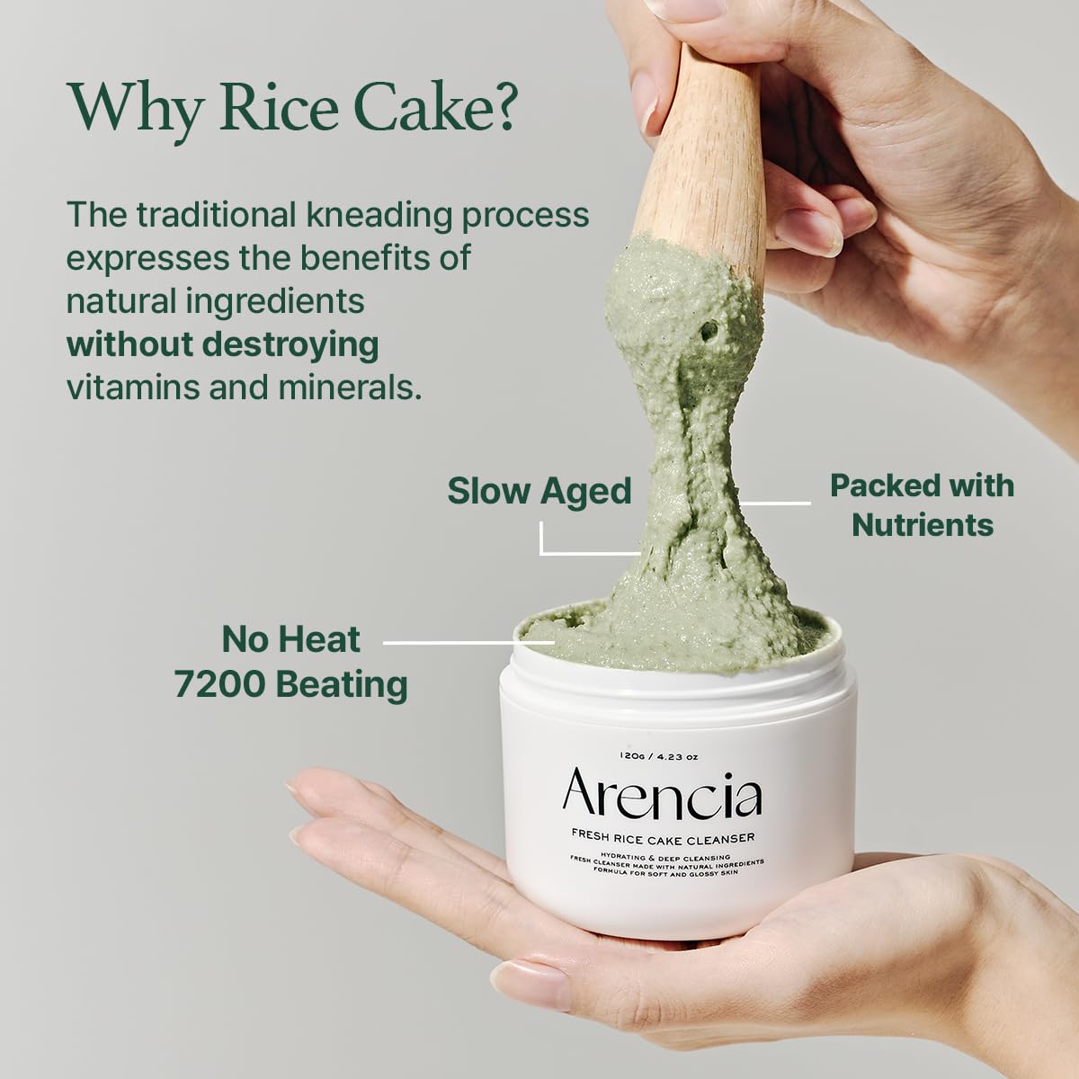 Arencia Korean Rice Mochi Face Cleanser
