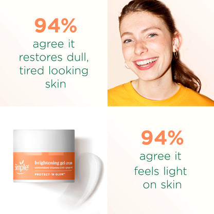Simple Protect 'N' Glow Brightening Gel Face Cream