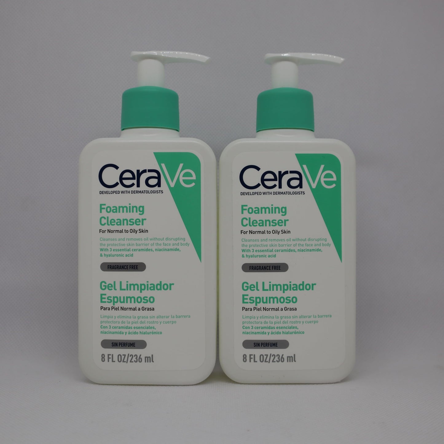 CeraVe Foaming Cleanser for Normal to Oily Skin with Niacinamide and 3 Essential Ceramides