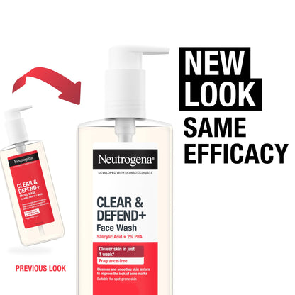 Neutrogena Clear & Defend+ Face Wash