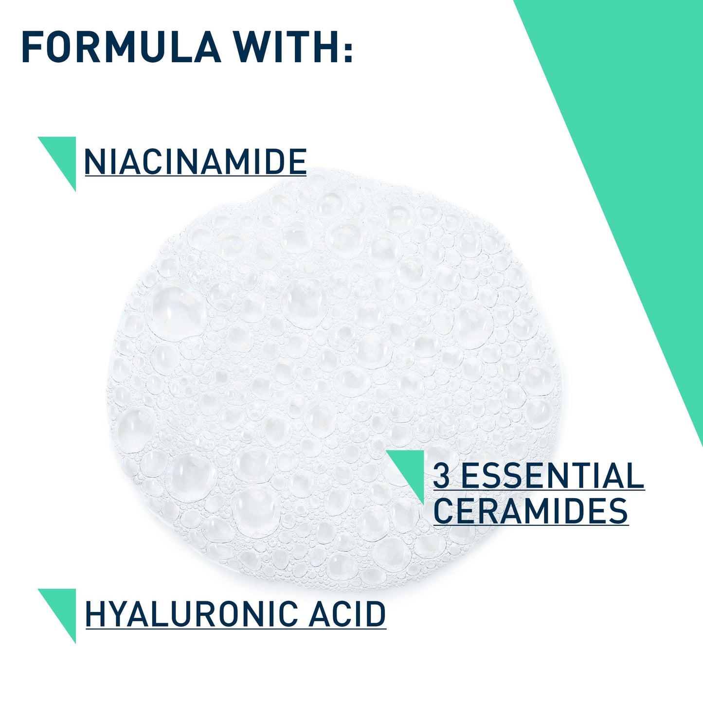 CeraVe Foaming Cleanser for Normal to Oily Skin with Niacinamide and 3 Essential Ceramides