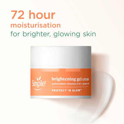 Simple Protect 'N' Glow Brightening Gel Face Cream