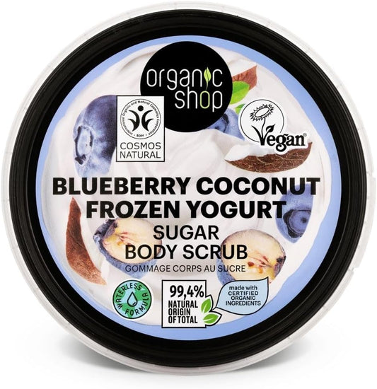 Blueberry Coconut Frozen Yogurt Sugar Body Scrub - 250 ml