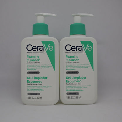 CeraVe Foaming Cleanser for Normal to Oily Skin with Niacinamide and 3 Essential Ceramides