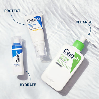 CeraVe Hydrating Cleanser for Normal to Dry Skin with Hyaluronic Acid and 3 Essential Ceramides