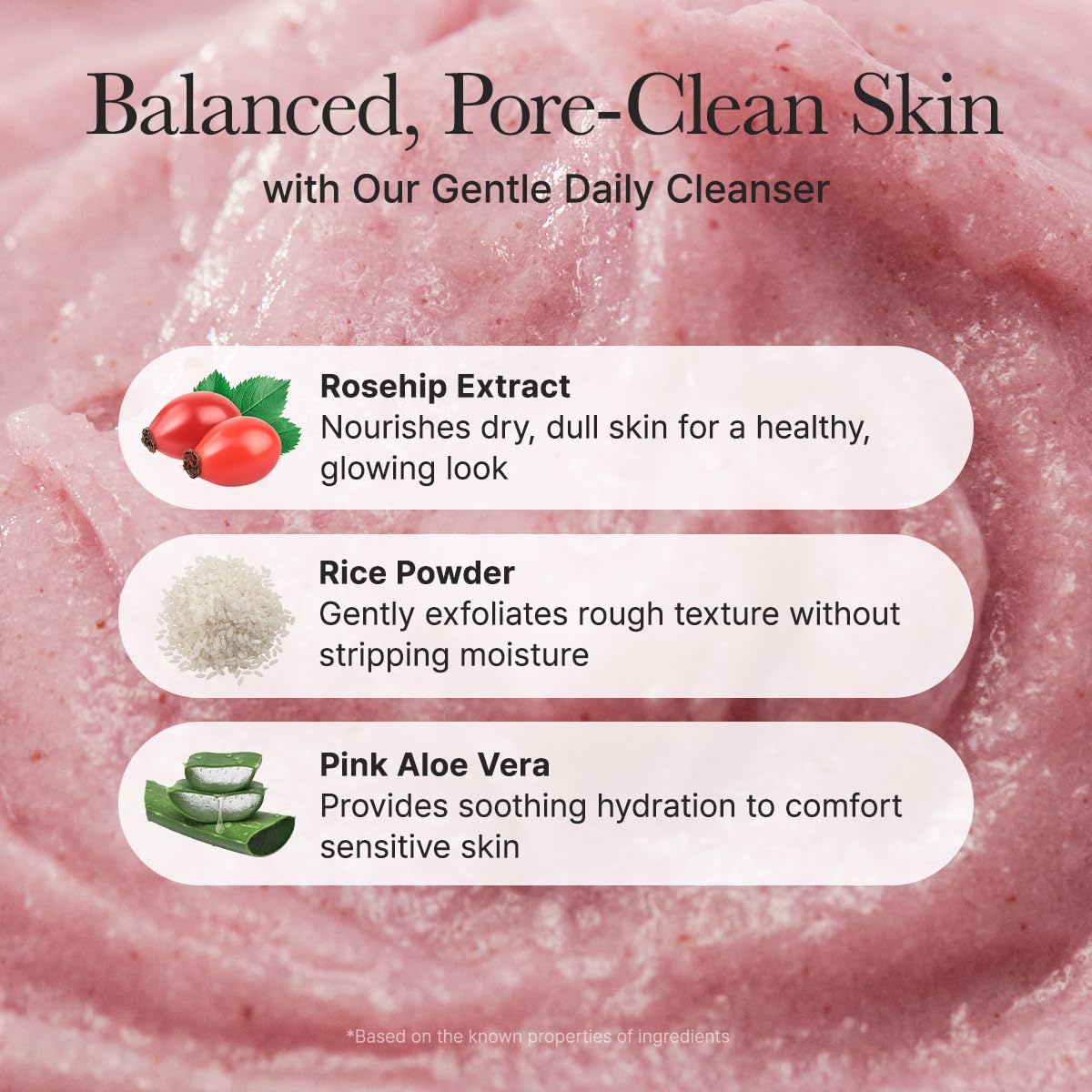 Arencia Korean Rice Mochi Face Cleanser