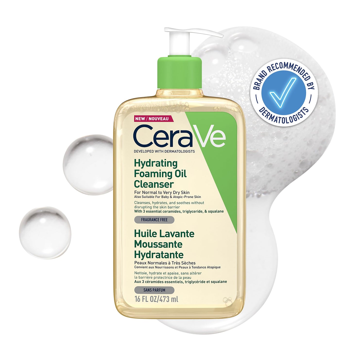 CeraVe Hydrating Foaming Oil Cleanser
