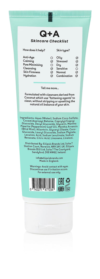 Q+A Niacinamide Gentle Exfoliating Face Cleanser
