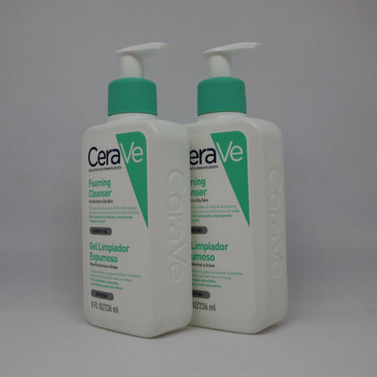 CeraVe Foaming Cleanser for Normal to Oily Skin with Niacinamide and 3 Essential Ceramides