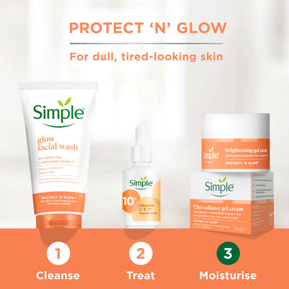 Simple Protect 'N' Glow Brightening Gel Face Cream