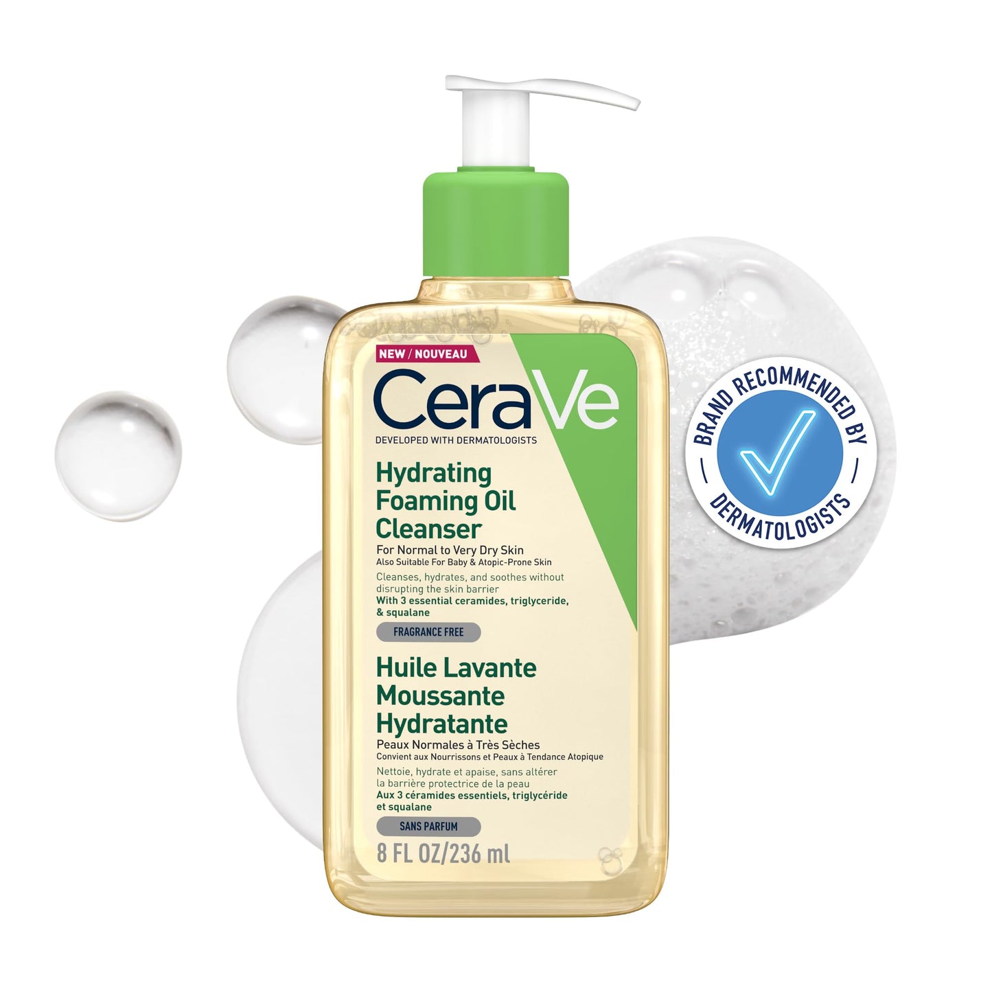 CeraVe Hydrating Foaming Oil Cleanser