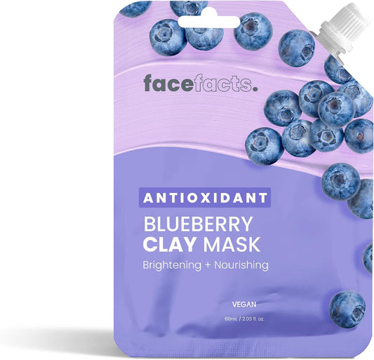 Antioxidant Blueberry Kaolin Clay Face Mask | Brightens + Nourishes | Vegan