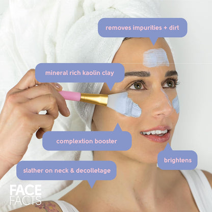 Antioxidant Blueberry Kaolin Clay Face Mask | Brightens + Nourishes | Vegan