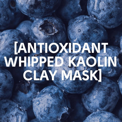 Antioxidant Blueberry Kaolin Clay Face Mask | Brightens + Nourishes | Vegan