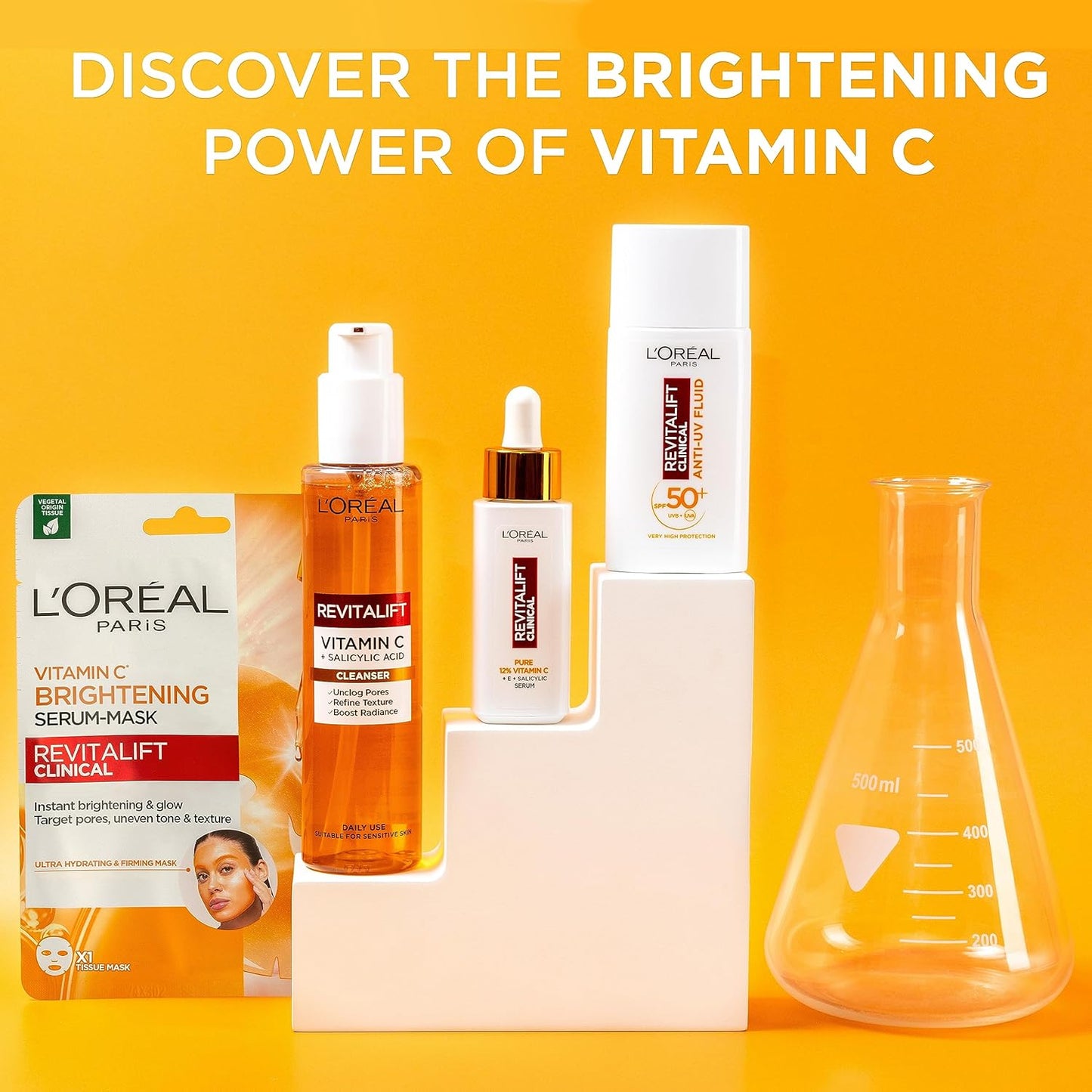 L'Oréal Paris Revitalift Clinical Vitamin C Cleanser with Vitamin C* + Salicylic Acid