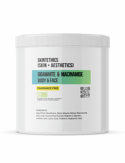 Gigawhite & Niacinamide Body and Face Cream – Fragrance-Free | Skintethics (Skin + Aesthetics)