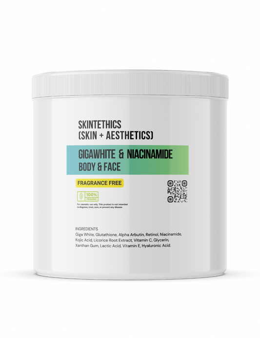 Gigawhite & Niacinamide Body and Face Cream – Fragrance-Free | Skintethics (Skin + Aesthetics)