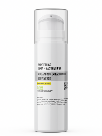 Kojic Acid 10% Extra Strength Body and Face Cream – Fragrance-Free | Skintethics (Skin + Aesthetics)