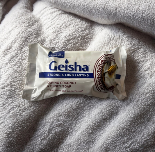 Geisha Caring Coconut & Honey Soap - Moisturizing & Cleansing Bar