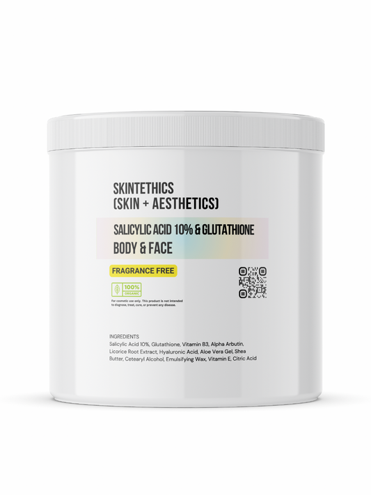 Salicylic Acid 10% + Glutathione Body & Face Cream