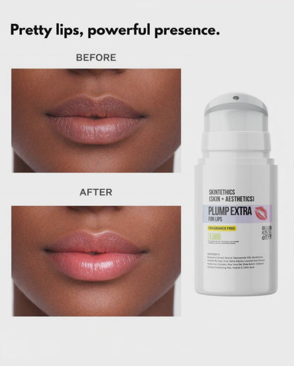 Plump Extra for Lips by SKINTETHICS – Hydrating, Fragrance-Free Lip Plumper